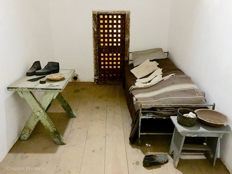 Restored cell at Eastern State Penitentiary
